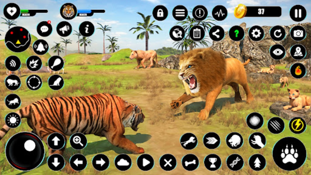 Lion Game 3d Wild Animal Games mobile android iOS apk download for