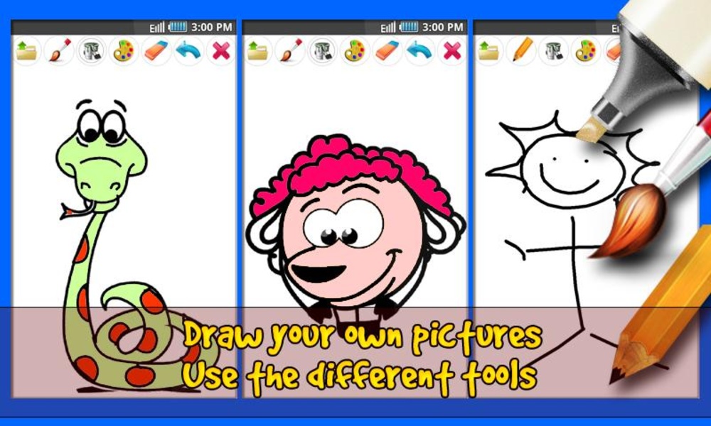 Draw & Color Book For Kids - Preview 3