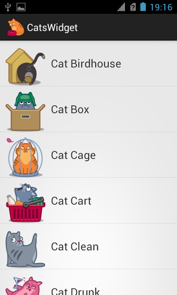 CatsWidget - Preview 1