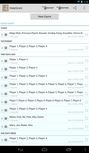 KeepScore - Preview 2