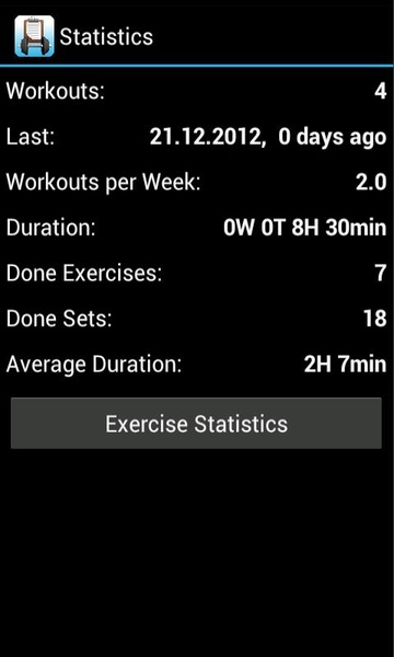 Workoutdiary Free - Preview 2