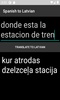 Spanish to Latvian Translator screenshot 2