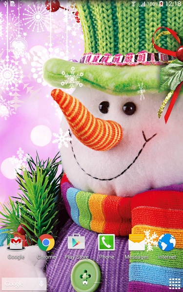 Snowman Live Wallpaper - Preview 2