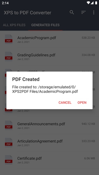 XPS to PDF Converter - Preview 2