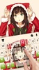 Christmas Cat Girl Keyboard Ba screenshot 4