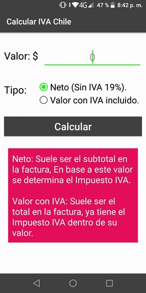 Calcular IVA Chile - Preview 3