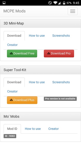 MCPE Mods - Preview 1
