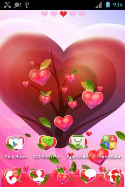 GO Launcher EX Valentine Heart - Preview 7
