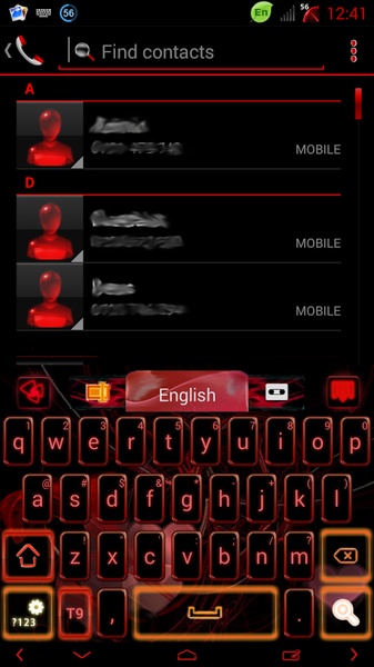 Heart Flame GO Keyboard Theme - Preview 9