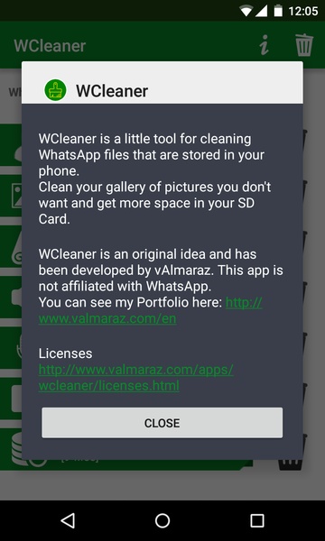 WCleaner for WA - Preview 5