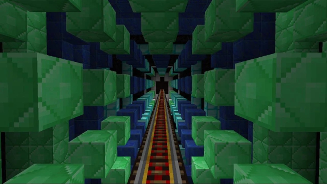 Illusian roller coaster map for mcpe - Preview 1