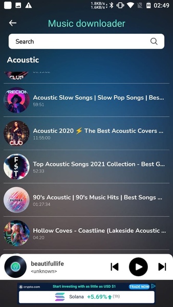 TubeFy Mp3 Music downloader - Preview 2