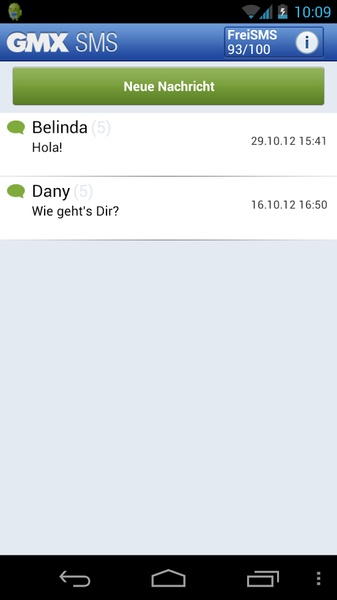 GMX SMS - Preview 5