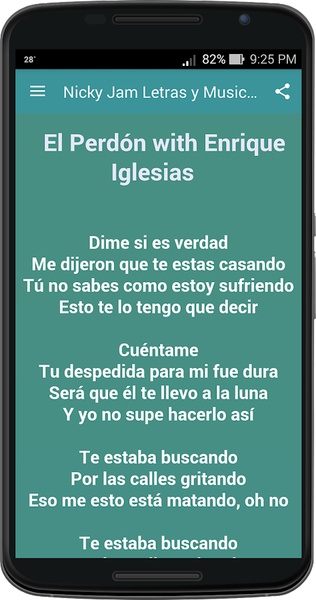 Nicky Jam Letras y Musicas - Preview 2