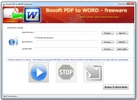 Boxoft PDF to Word screenshot 1