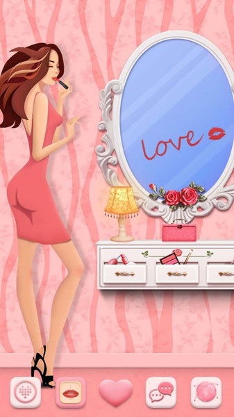 Lipstick GOLauncher EX Theme - Preview 2