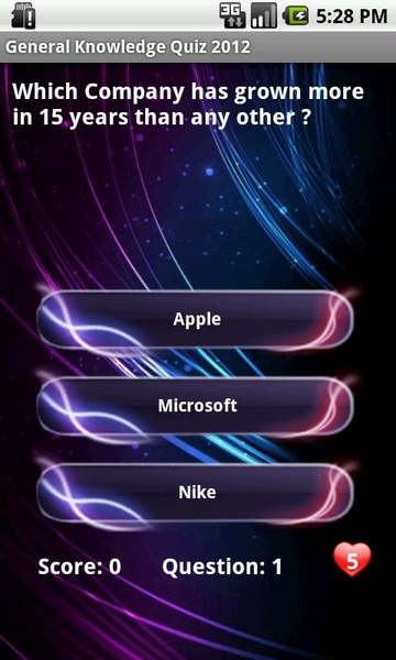 General Knowledge Quiz 2012 - Preview 1