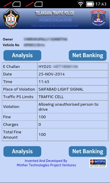 eChallan Cyberabad - Preview 3