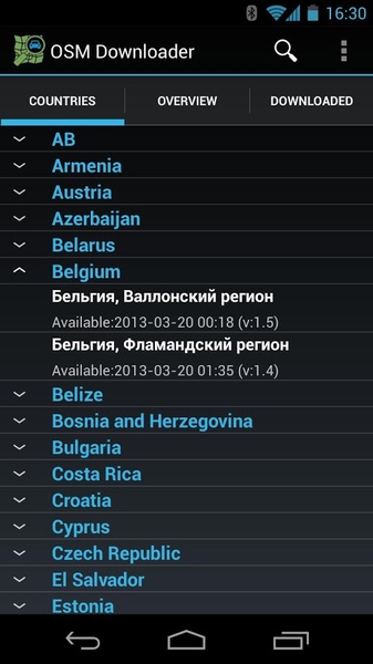 OSM Downloader - Preview 4