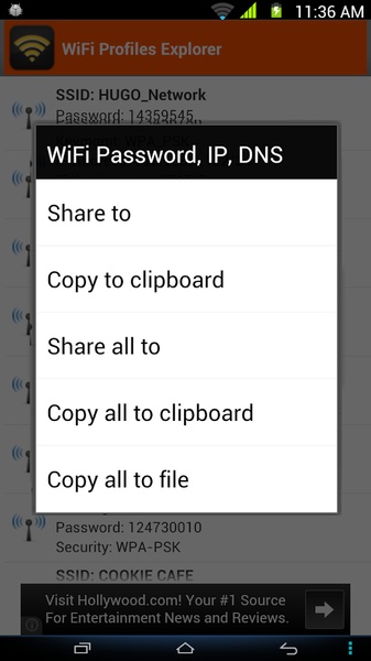 WiFi Password, IP, DNS - Preview 1