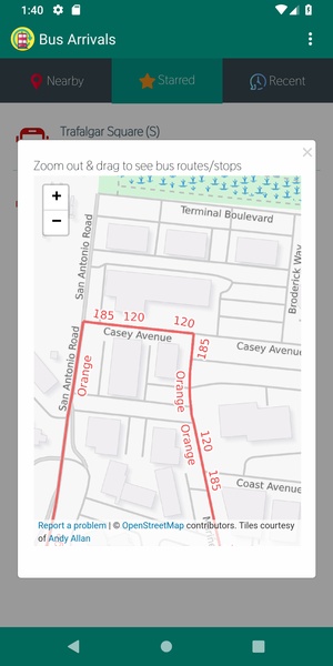 London Bus Arrival Times (nearby) - Preview 1