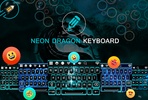 Neon Dragon Keyboard screenshot 4