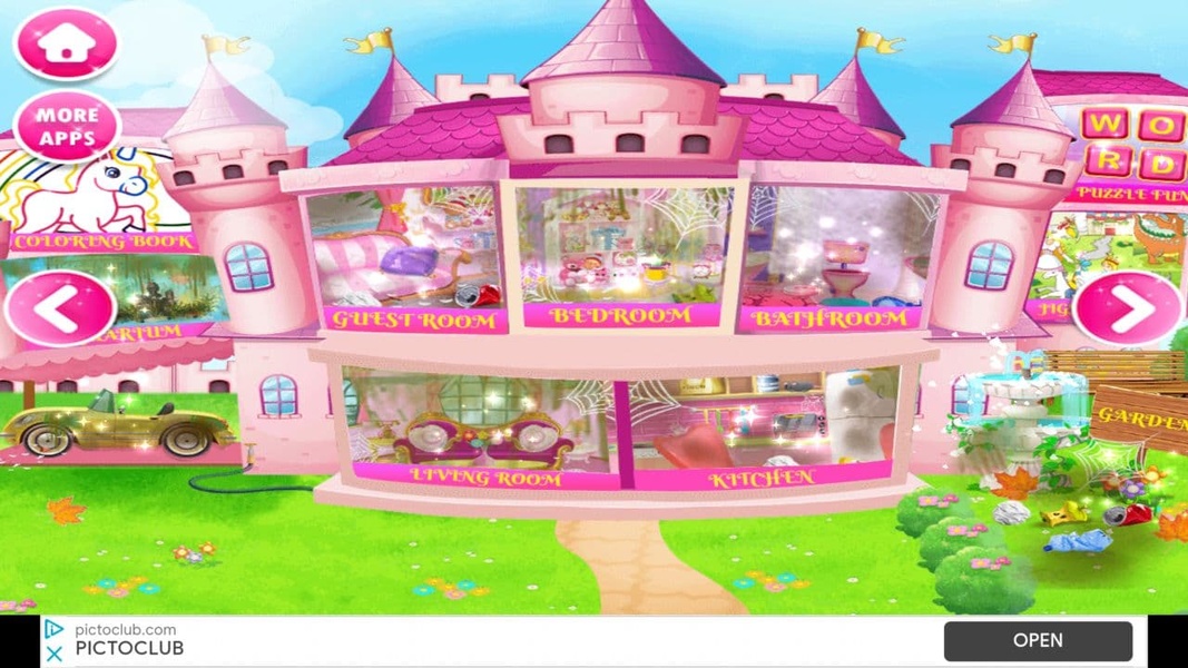 Princess House Cleanup For Girls - Preview 7