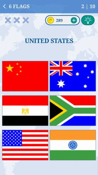 Flag quiz online, world flags game by GreenTomatoMedia