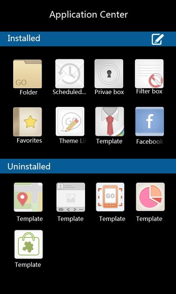 GO SMS Pro WP7 ThemeEX - Preview 1