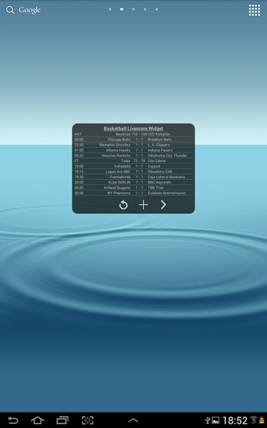 Basketball Livescore Widget - Preview 12
