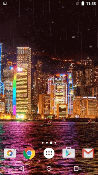 Rainy Cities Live Wallpaper HD - Preview 2