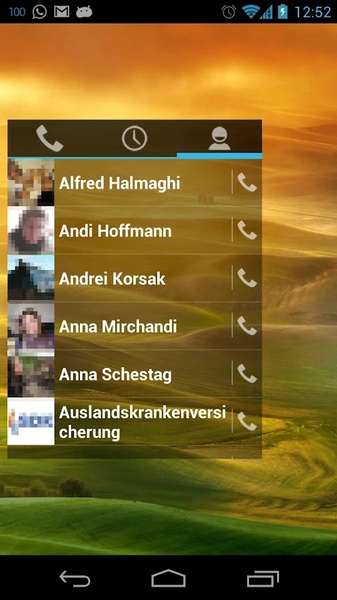 Simple Dialer Widget - Preview 2