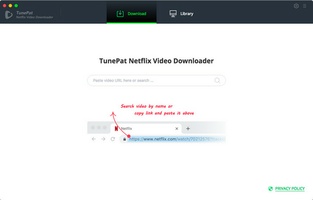 TunePat Netflix Video Downloader for Mac screenshot 1