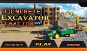 Concrete Excavator Tractor Sim screenshot 3