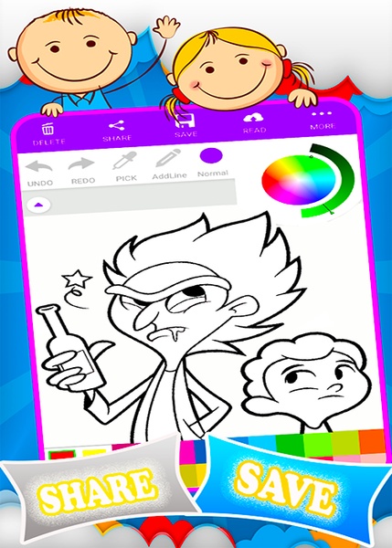 Coloring Rick And Morty Games - Preview 2