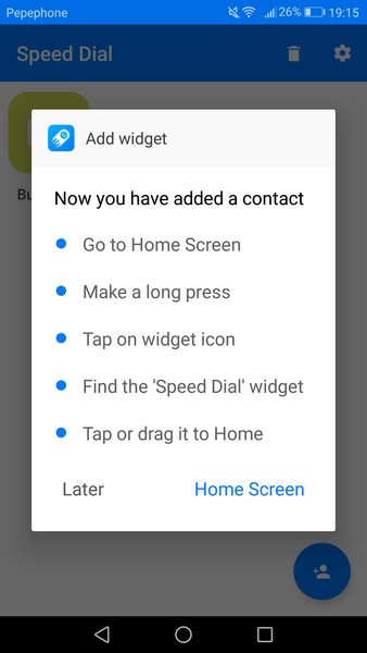 Speed Dial Widget - Preview 5