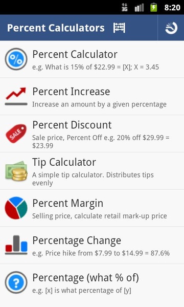 Percent Calculator (Free) - Preview 7