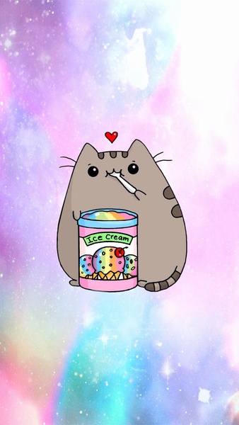 fondo de pantalla de pusheen mac