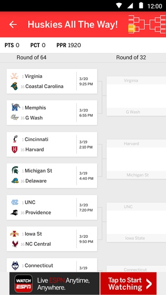 ESPN Tournament Challenge - Preview 4