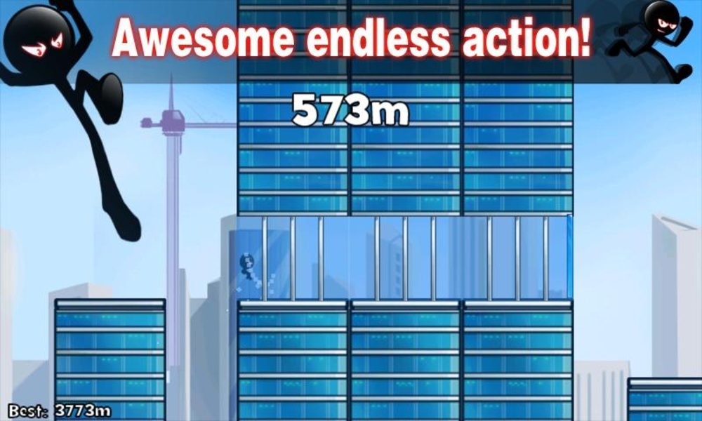 Stickman Roof Running - Preview 1