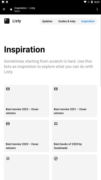 Listy - Preview 2