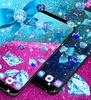 Blue glitter diamond bow live wallpapers screenshot 5