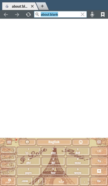 GO Keyboard Paris Theme - Preview 2