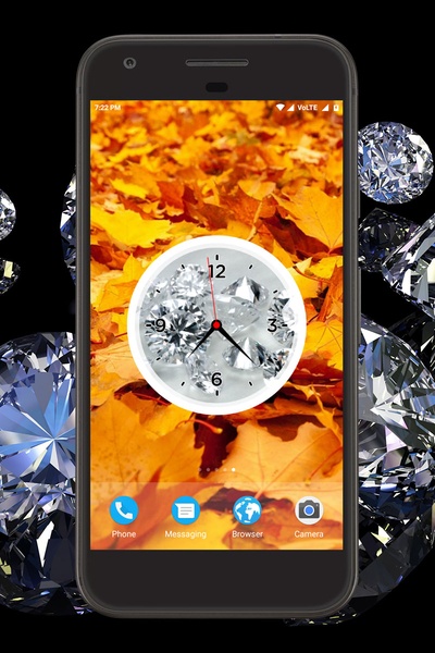 Diamond Clock Live Wallpaper - Preview 2