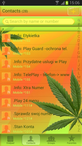 GO Contacts Weed Ganja - Preview 3