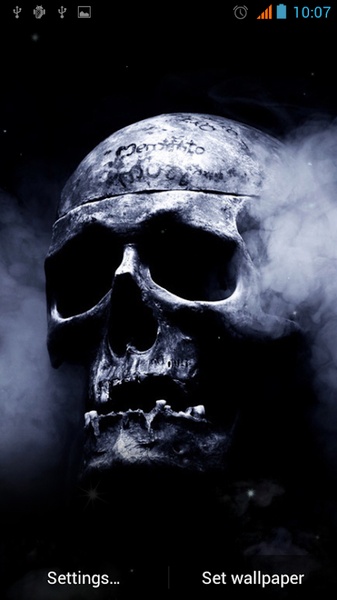 Smoking Skull Live Wallpaper - Preview 6