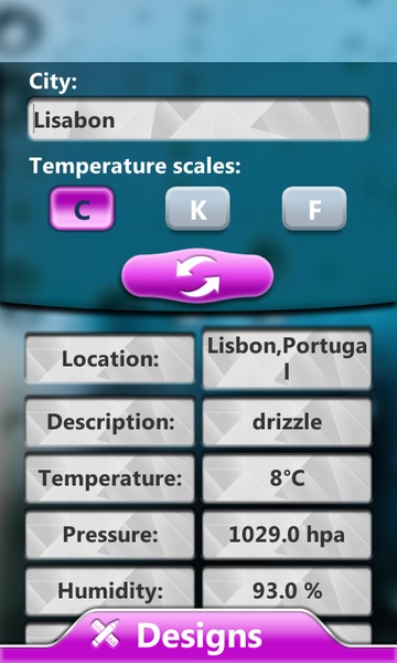 Transparent Weather Clock App - Preview 4