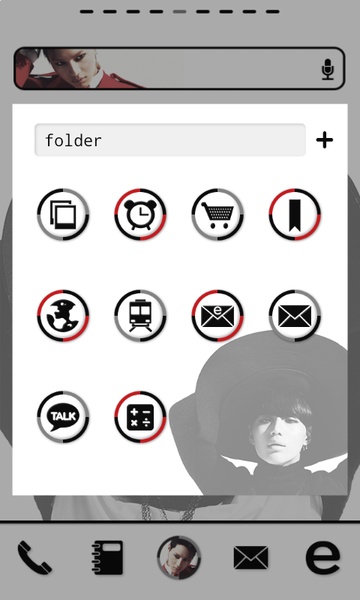 shinee TEAMIN dodol launcher theme - Preview 5