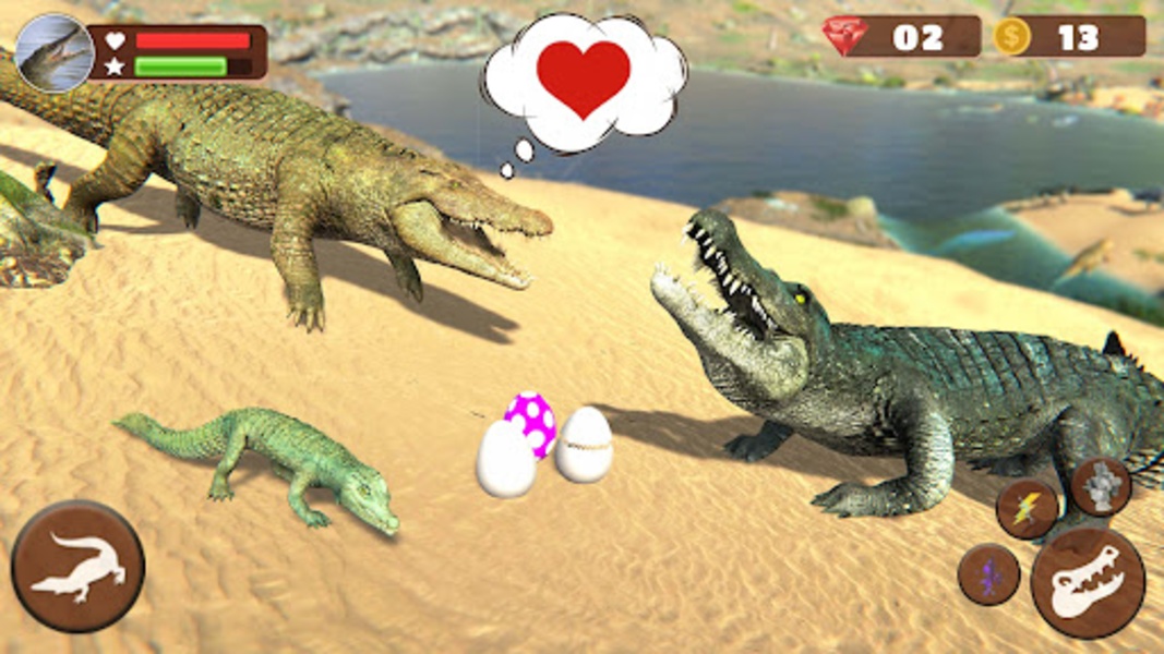 Wild Crocodile Family Sim Game - Preview 4