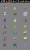 Flowers bflies birds stickers pack screenshot 1